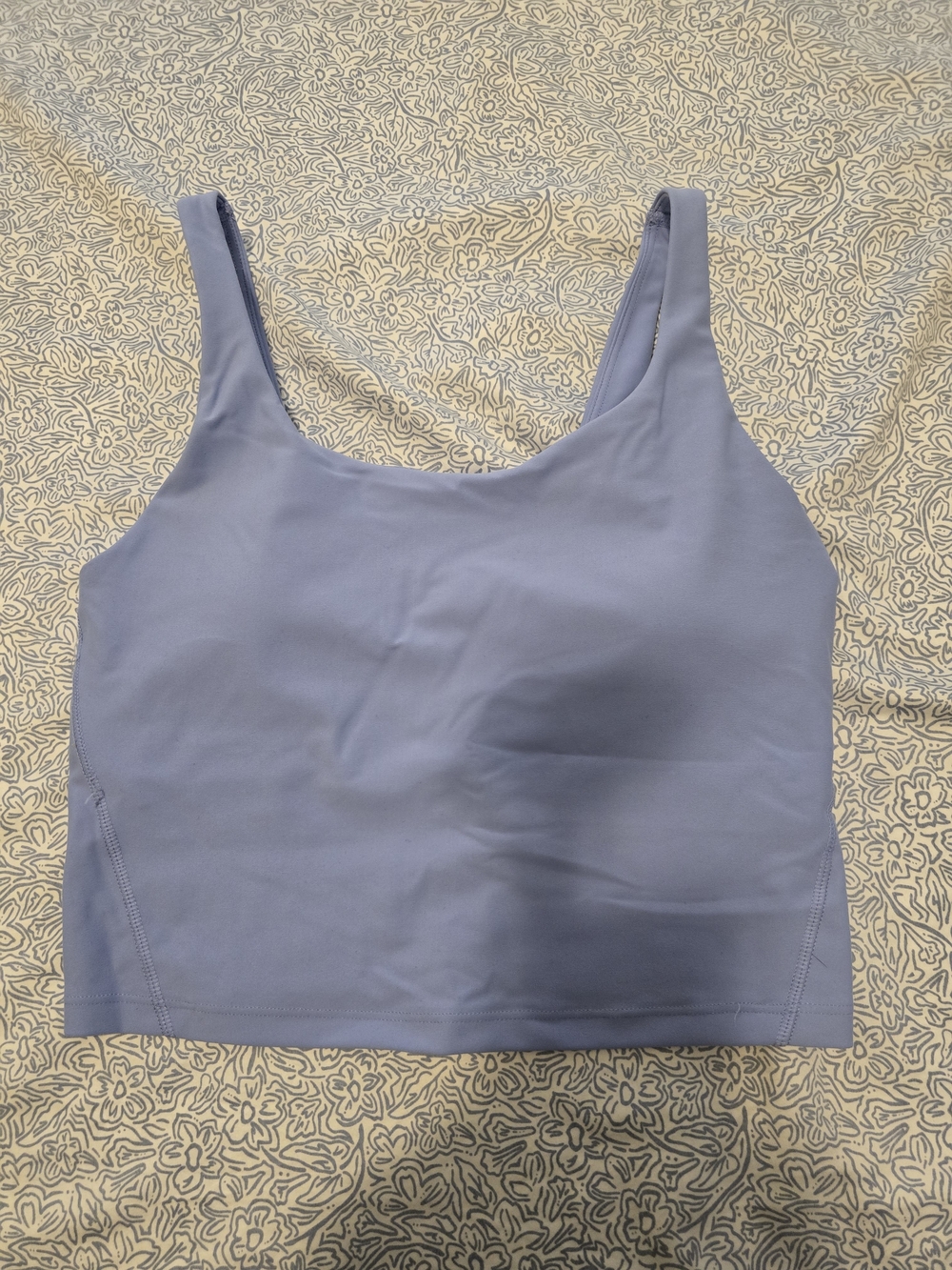 Old Navy Light Lavender Crop Tank Sports Bra